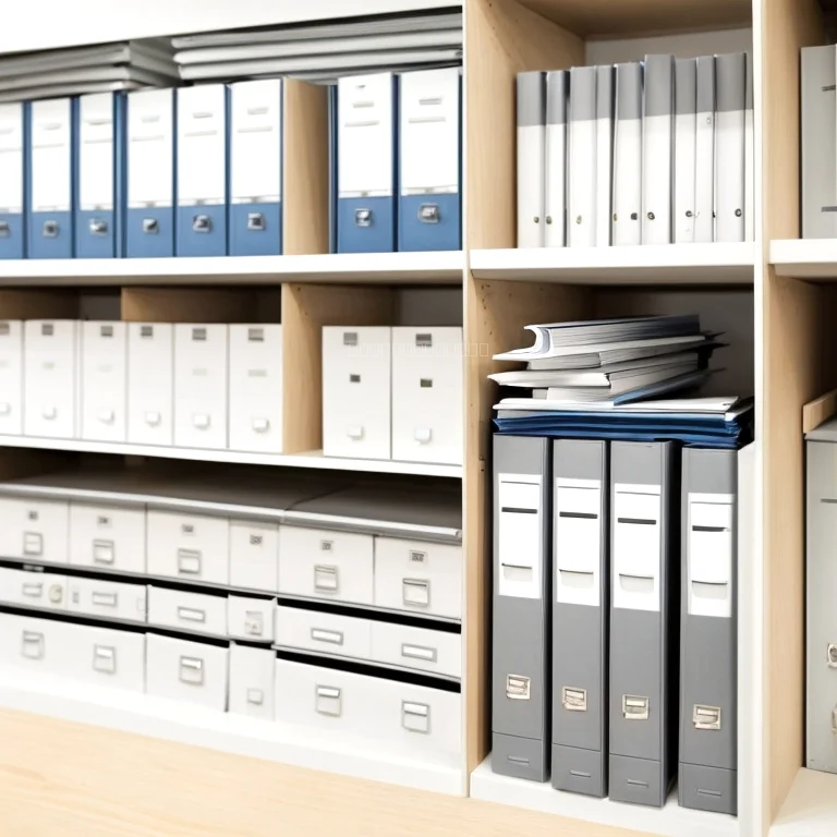 安全な不動産書類の保管イメージ